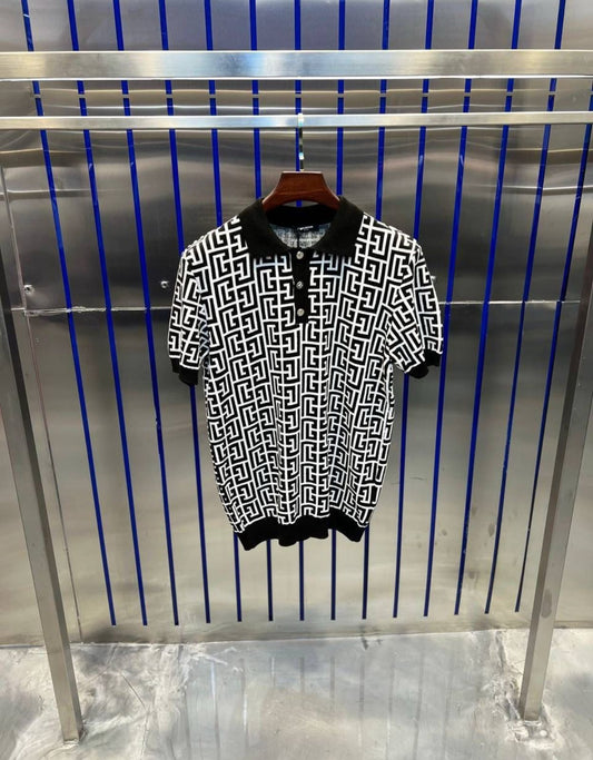 Balmain Tipo polo monograma de lujo