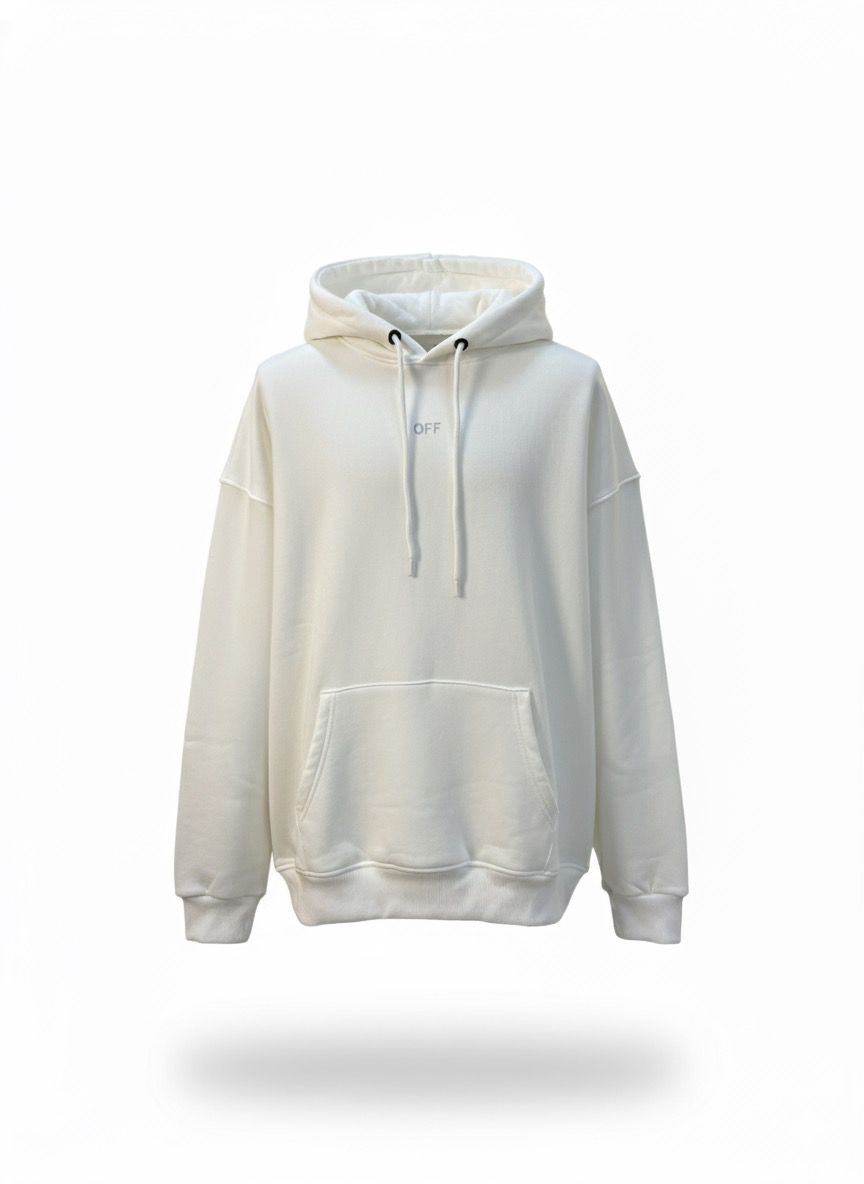 Off White Hoddie Blanc