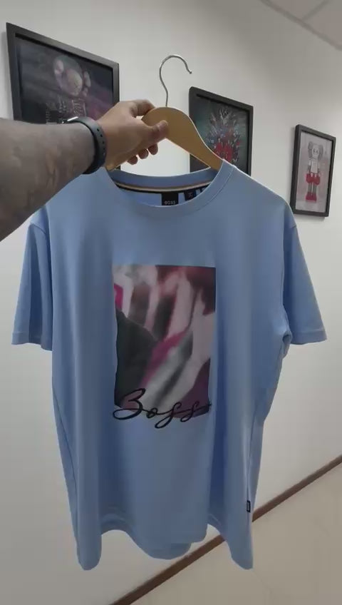 Hugo Boss Camiseta Celeste